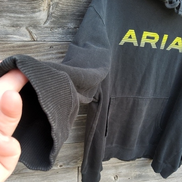 Ariat Black Hoodie Men's Size XXL - Picture 5 of 8